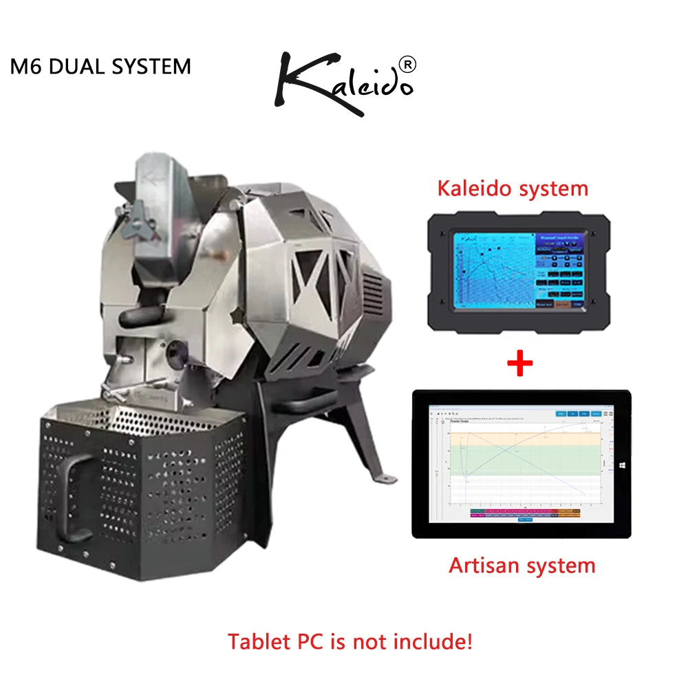 KALEIDO Sniper M6 DUAL SYSTEM Coffee Roaster 200-700g Electric Coffee Roasting Machine for Commercial 700g Specialty Coffee