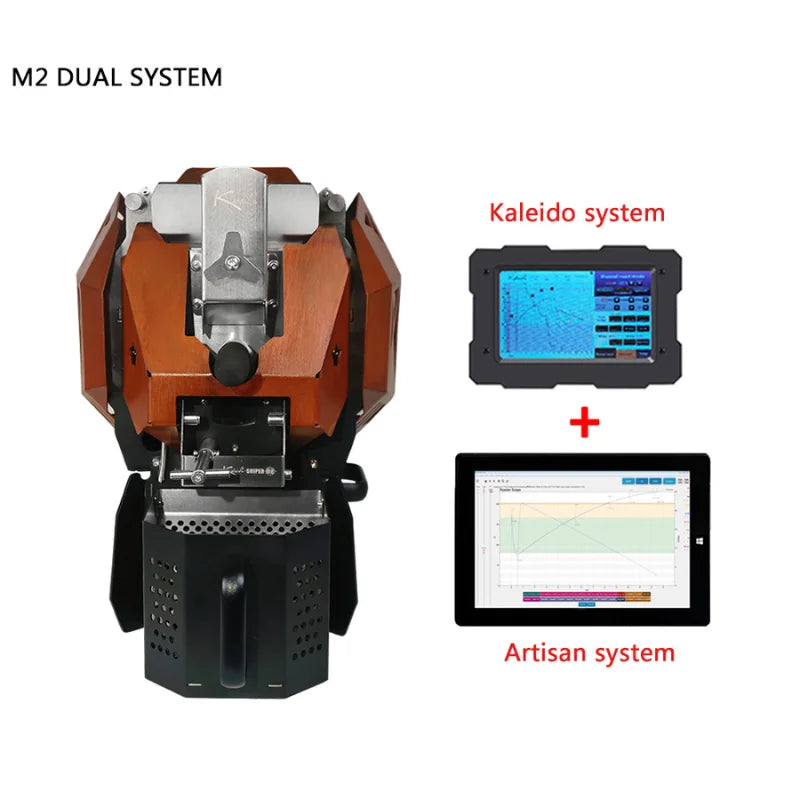 Kaleido Sniper M2 DUAL SYSTEM Coffee Roaster 50g-400g Commercial Smart Coffee Roaster Household Roasting Machine Specialty Coffee