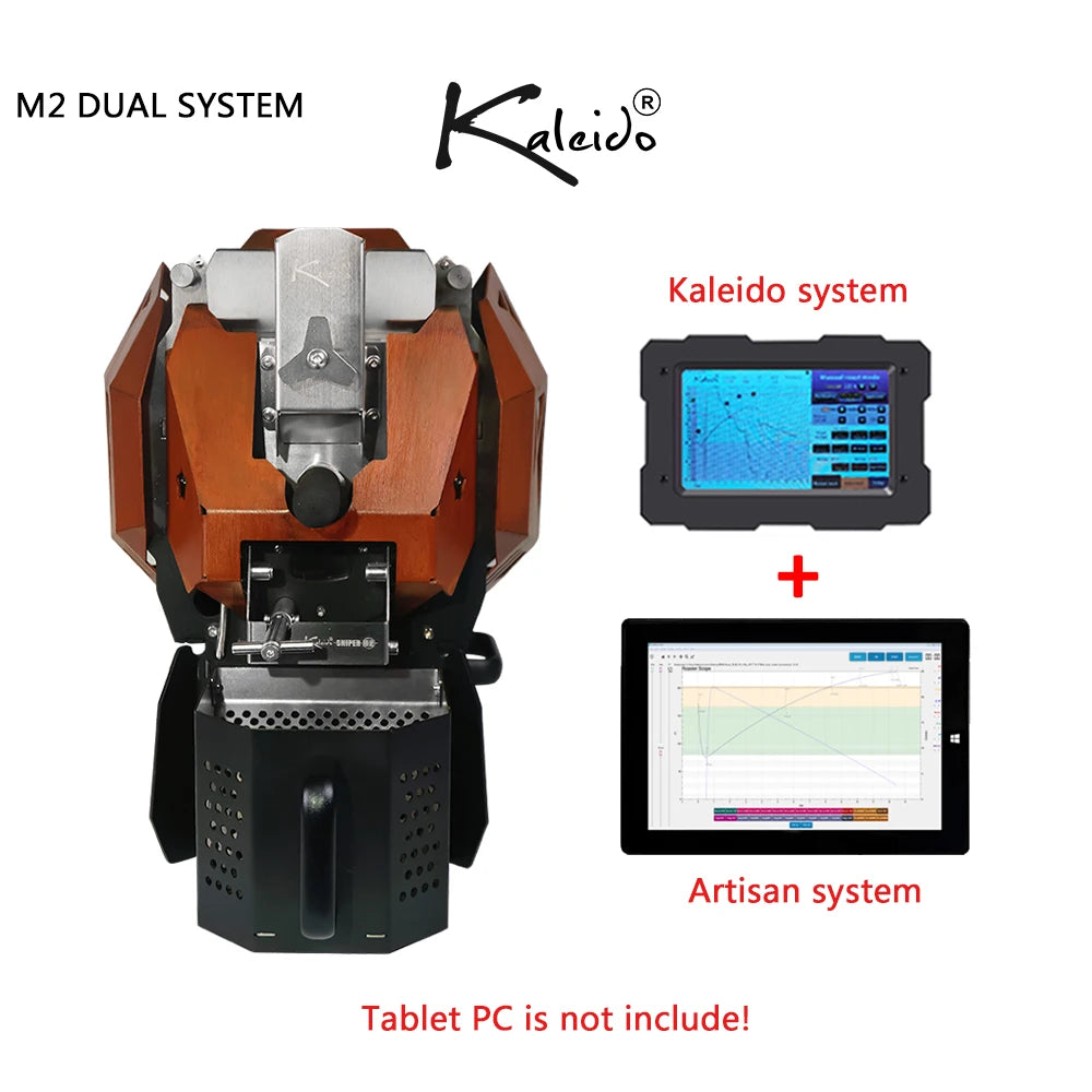 Kaleido Sniper M2 DUAL SYSTEM Coffee Roaster 50g-400g Commercial Smart Coffee Roaster Household Roasting Machine Specialty Coffee