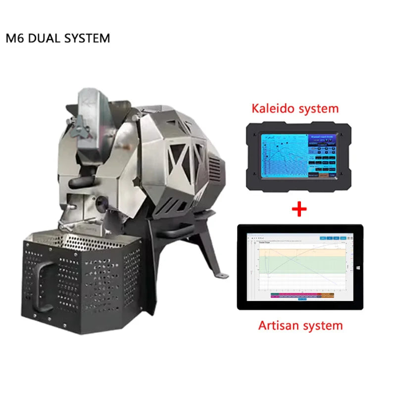 KALEIDO Sniper M6 DUAL SYSTEM Coffee Roaster 200-700g Electric Coffee Roasting Machine for Commercial 700g Specialty Coffee