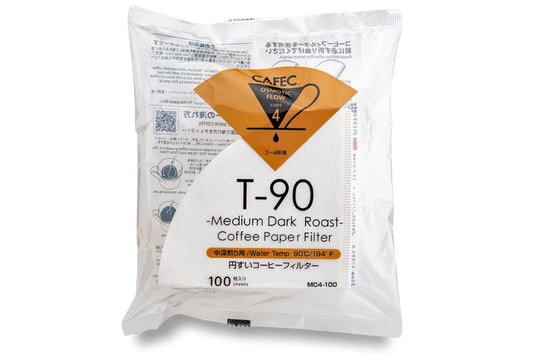 CAFEC Cup 4 T-90 Medium Roast Paper Filter| V60 02 | MC1-100
