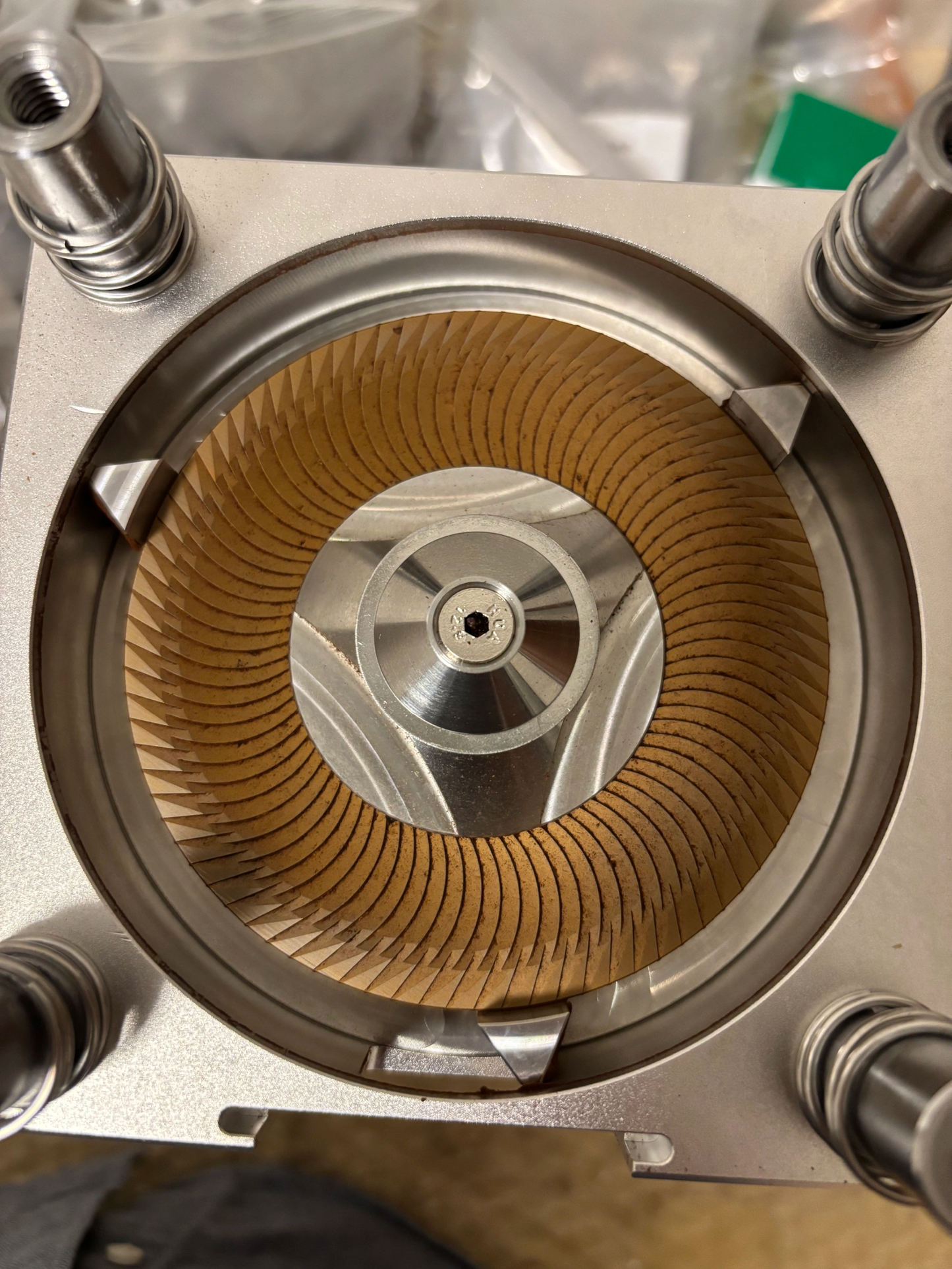 ALPHA-U DIY Electric Grinder – 2500 RPM Profiling (Quick Release Version), 98/102mm Flat Burrs