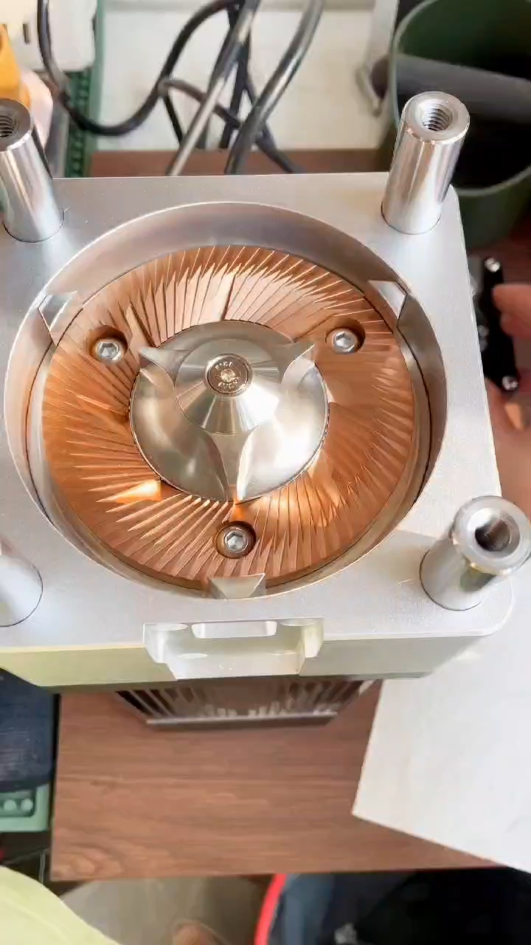 ALPHA-U DIY Electric Grinder – 2500 RPM Profiling (Quick Release Version), 98/102mm Flat Burrs
