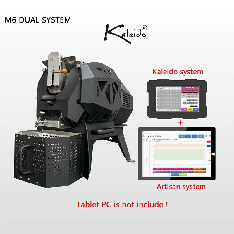 KALEIDO Sniper M6 DUAL SYSTEM Coffee Roaster 200-700g Electric