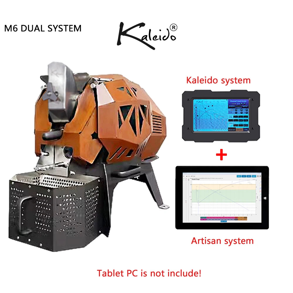 KALEIDO Sniper M6 DUAL SYSTEM Coffee Roaster 200-700g Electric