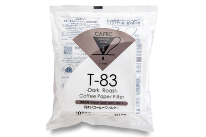 CAFEC Cup 4 T-83 Dark Roast Paper Filter| V60 02 | DC4-100W